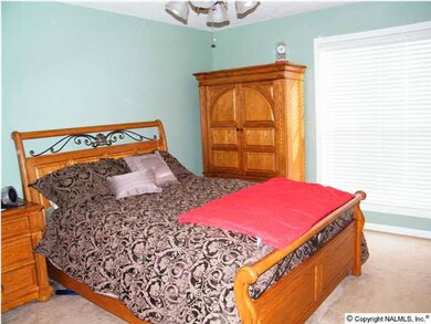 Isolated master suite with a full bath (and tile flooring)!