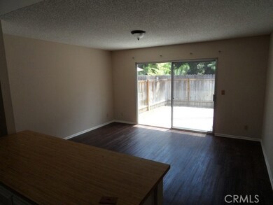 2024 kitchen counter looking into family room and patio slab outside