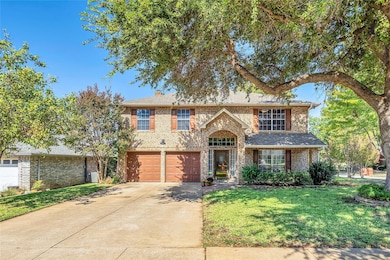 Front yard and extra deep double garage