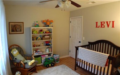 Bedroom 1 has a large walk-in closet.