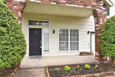 Sit on the porch and enjoy the yard.
