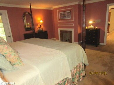 Master Bedroom - Master bedroom has wood burning f