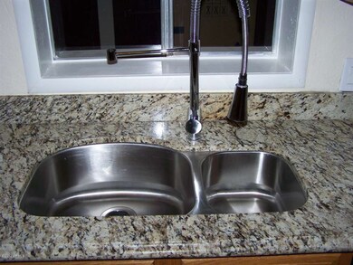 Kitchen sink,granite counters