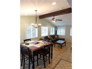 Exterior Front. Large open family/dining room with