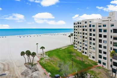 Property view of water with a view of the beach