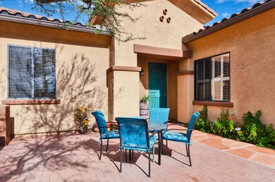 Front Fenced in Court yard