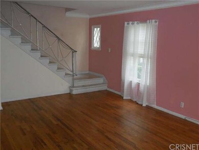 Living room with beautiful hardwood