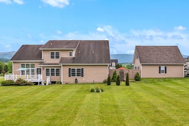 Rear of home - level yard