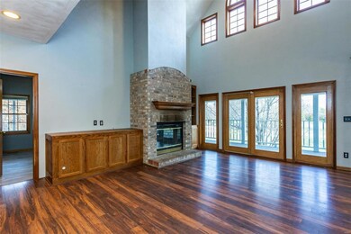 View from living room to master bedroom!