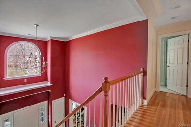 Upstairs loft with palladian window.