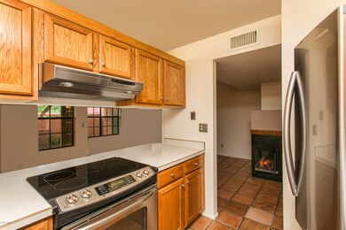 Kitchen with SS appliances