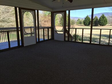 Covered back porch