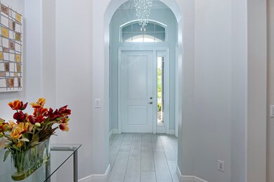 Main entrance door & hallway