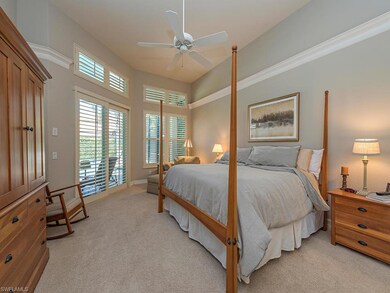 Master Bedroom with sliding glass doors to Lanai, 