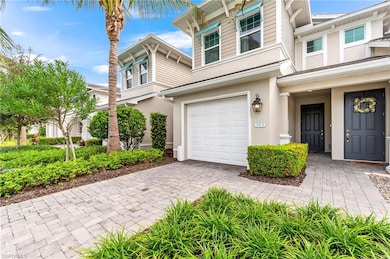 Multi unit property featuring a garage
