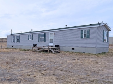 back door side of mobile home