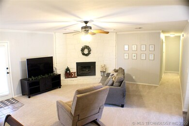 Living room can accommodate large furniture.