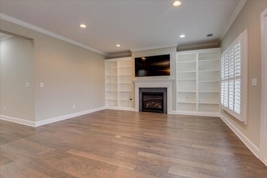 Gas Fireplace, Bookshelves