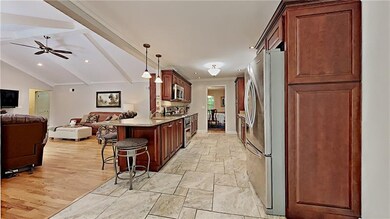 Open to family room