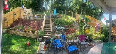 Beautifully landscaped year