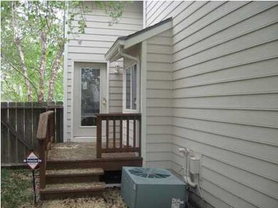 Side entrance to kitchen area
