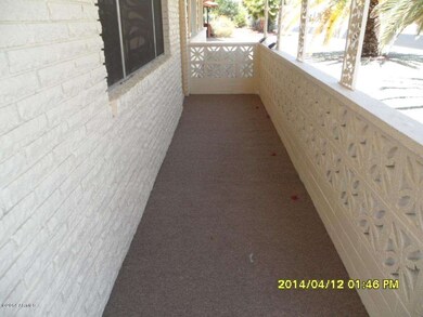 Carpeted walkway