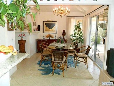 Sunny dining room.