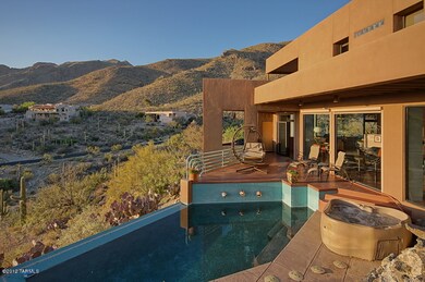 Pool looking North towards the mountains