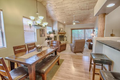 View Of Dining And Living Room