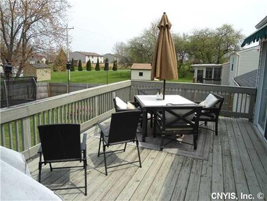 Deck. Beautiful deck for entertaining and overlook