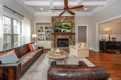 Beautiful coffered ceilings with ship-lap detailed