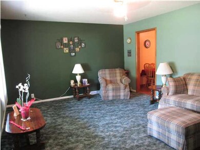 Hardwood floors are under the carpet