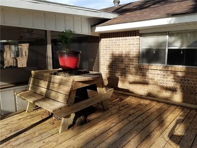Backyard deck
