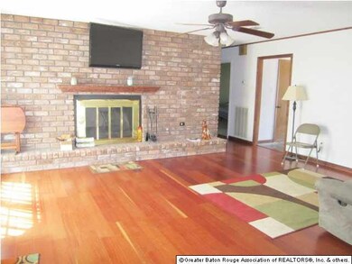 Beautiful exposed brick wall and Brazilain Cherry 