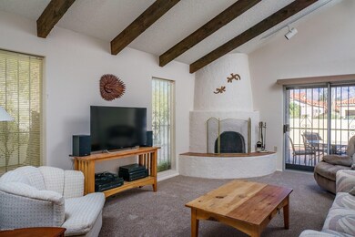 Living room with Beehive Fireplace