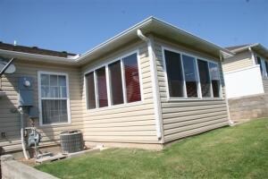 Exterior view sunroom