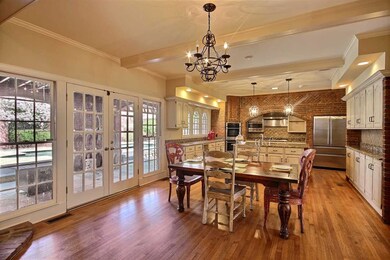 View from sitting area/fireplace