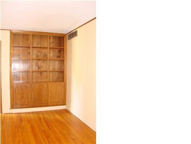 Built in bookcase in the living room
