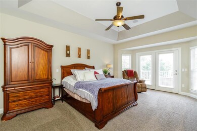 Master Bedroom with Coffered Ceiling
