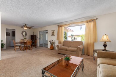 living and dining area