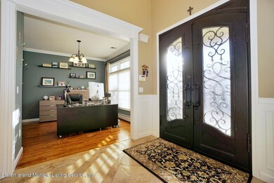 New iron double doors