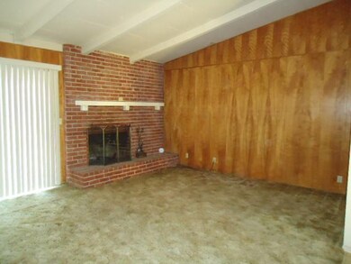 The fireplace is a functioning one and the space i