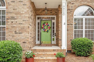 A welcoming entry to 9019 Truelight Church Rd