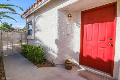 Front entry with security gate