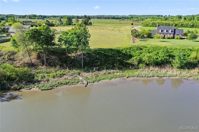 Aerial of waterfront lot (1.2 Acres) 173 Ft. of fr