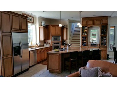 Kitchen. GRANITE AND STAINLESS, TILE FLOOR