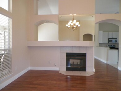 Fireplace in living room