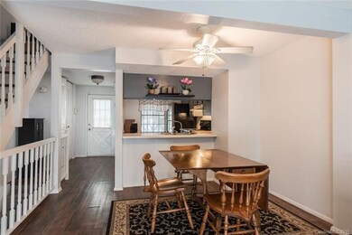 Ample dining space