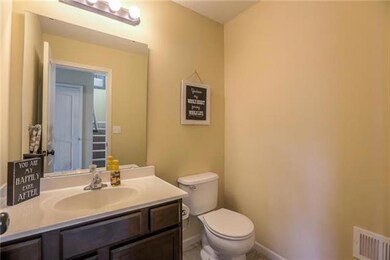 Half bath on main floor.
