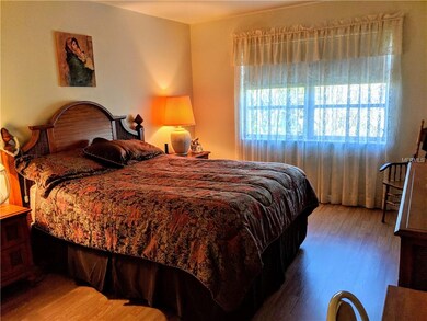 Spacious bedroom - larger than most - soft laminat